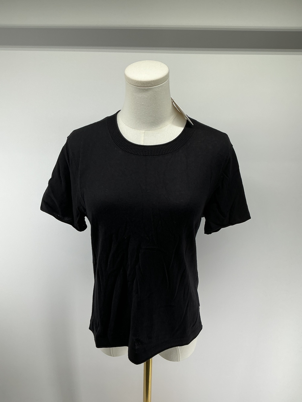 Lightweight Cotton Cashmere Relaxed Sweater Tee